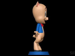 Porky Pig - Looney Tunes 3D printmodel