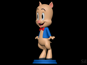Porky Pig - Looney Tunes 3D printmodel