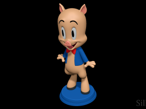 Porky Pig - Looney Tunes 3D printmodel