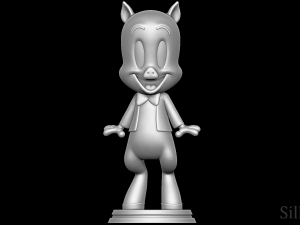 Porky Pig - Looney Tunes 3D printmodel