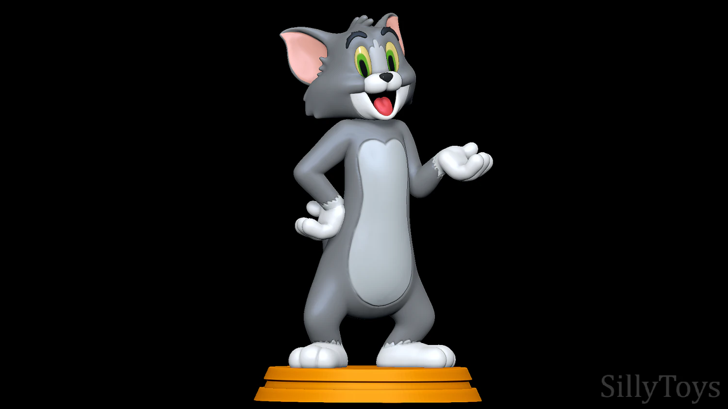 Tomek &ndash; Tom i Jerry Model do druku 3D .c4d .max .obj .3ds .fbx .stl .blend 
