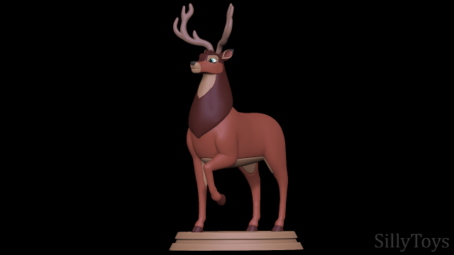 Ronno - Bambi 3D Print Model .c4d .max .obj .3ds .fbx .stl .blend 