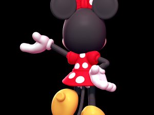 Minnie Mouse 3D Принт Модель