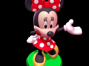 Minnie Mouse 3D Print Model
