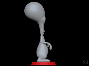 Roger - American Dad 3D 프린트 모델