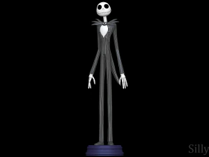Jack Skellington - L'&Eacute;trange No&euml;l de Monsieur Jack Modèles 3D en vedette