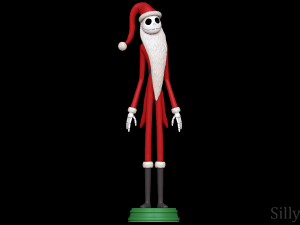 Santa Jack skellington - Nightmare Before Christmas 3D प्रिंट मॉडल