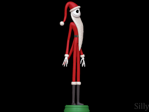 Santa Jack skellington - Nightmare Before Christmas 3D प्रिंट मॉडल