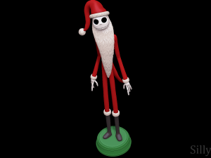 Santa Jack skellington - Nightmare Before Christmas 3D प्रिंट मॉडल