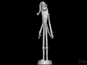 Santa Jack skellington - Nightmare Before Christmas 3D प्रिंट मॉडल
