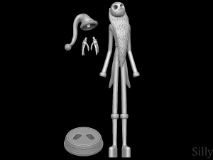 Santa Jack skellington - Nightmare Before Christmas 3D प्रिंट मॉडल