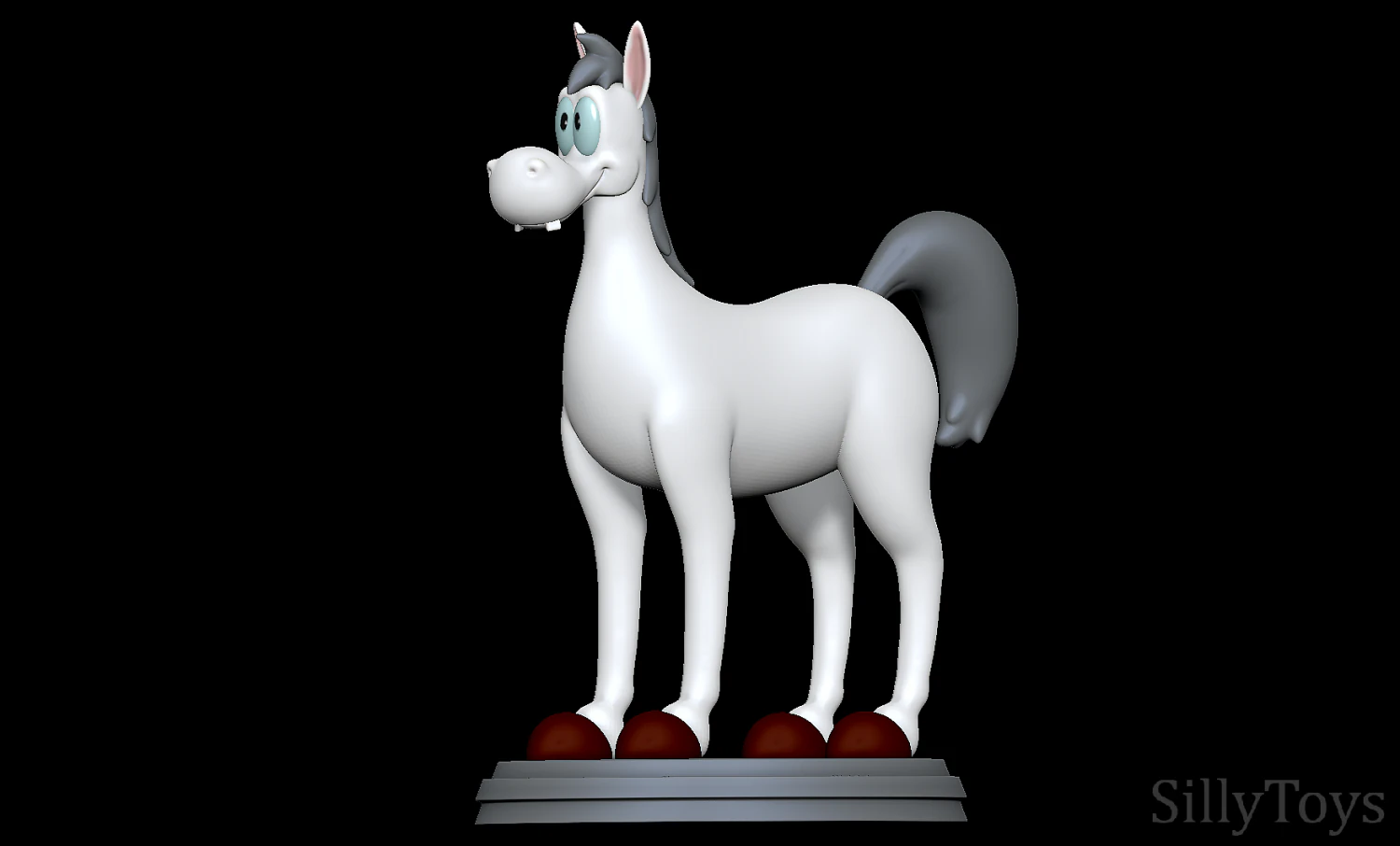 Phar Fignewton - Animaniacs 3D Print Model .c4d .max .obj .3ds .fbx .stl .blend