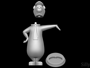 Yogi Bear Modelo de Impressão 3D