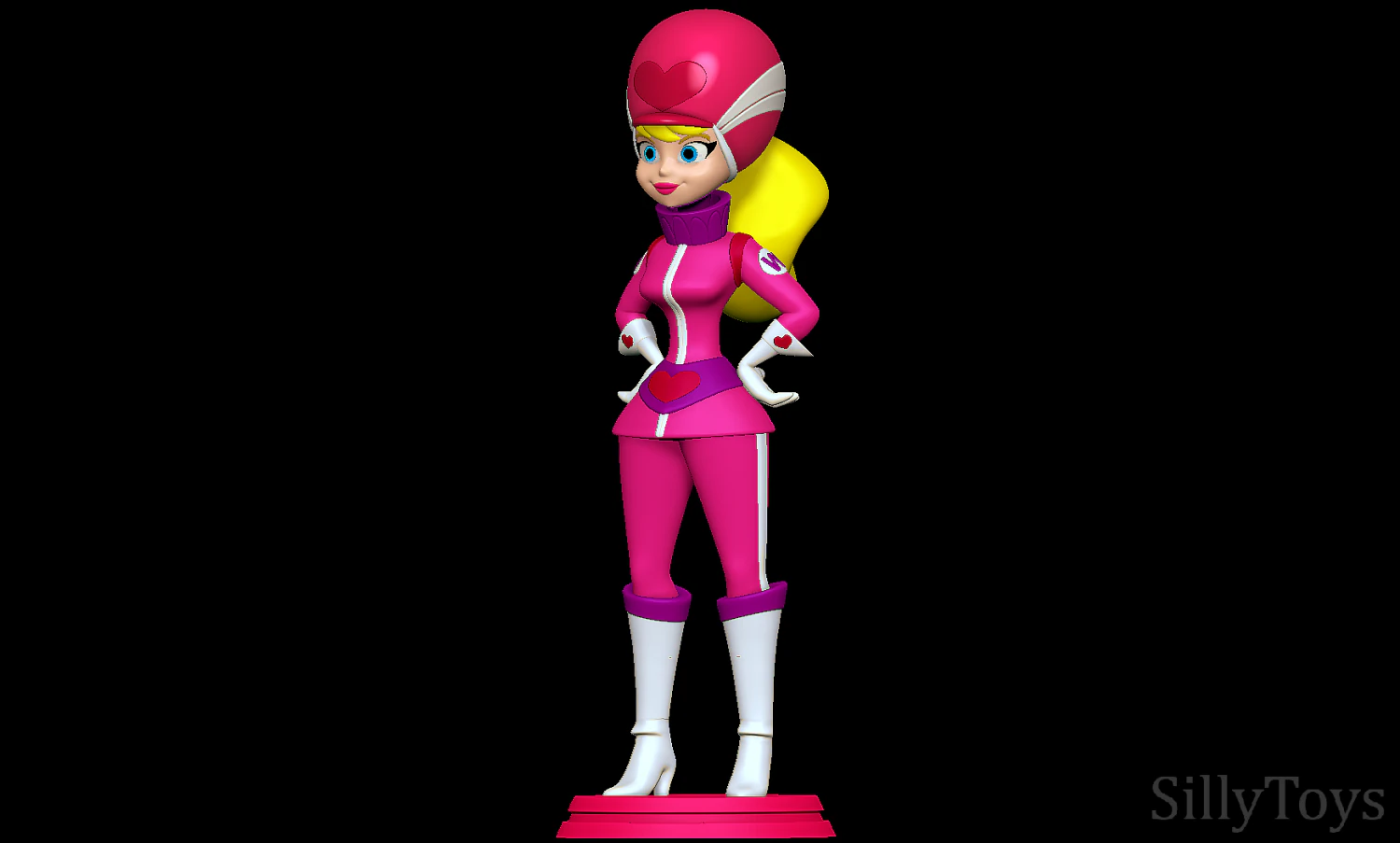 Penelope Pitstop - Wacky Races 2017 3D Print Model .c4d .max .obj .3ds .fbx .stl .blend 