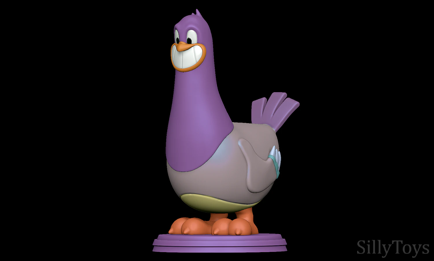 Squit - Animaniacs 3D Print Model .c4d .max .obj .3ds .fbx .stl .blend 