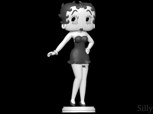 Betty Boop 3D Print Model