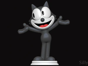 Felix The Cat 3D Print Model