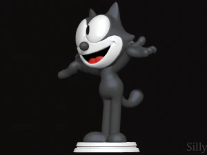 Felix The Cat 3D Print Model