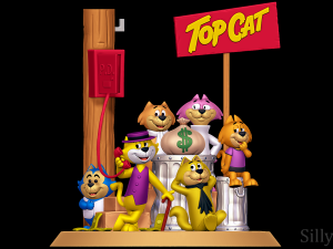 Top Cat Diorama 3D 프린트 모델