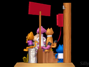Top Cat Diorama 3D Print Model