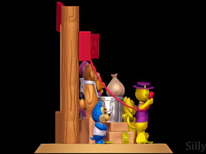 Top Cat Diorama 3D Print Model