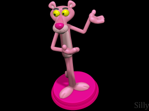 Pink Panther 3D Принт Модель
