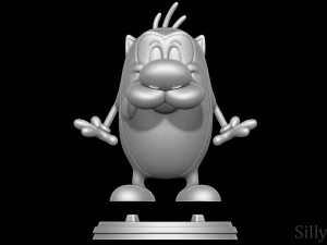 Stimpy - The Ren and Stimpy Show 3D Print Model