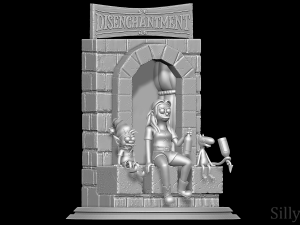 Disenchantment Diorama - 3D print model 3D प्रिंट मॉडल