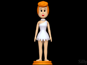 Wilma Flintstone - The Flintstones 3D Druckmodell