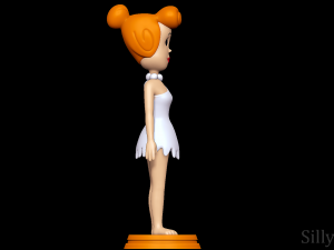 Wilma Flintstone - The Flintstones 3D Druckmodell