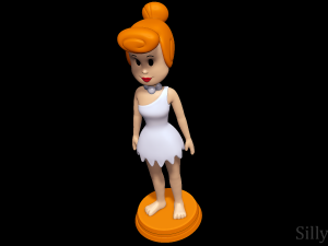Wilma Flintstone - The Flintstones 3D Druckmodell