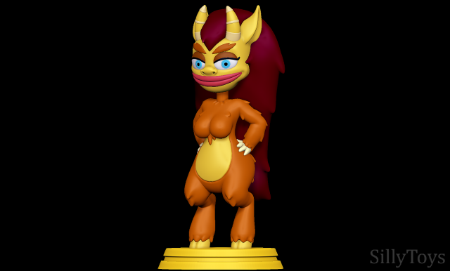 Connie the Hormone Monstress Big Mouth 3D Print Model