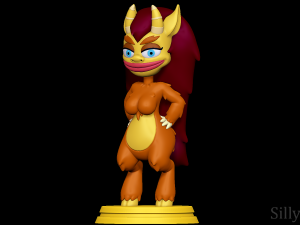 Connie the Hormone Monstress - Big Mouth 3D Print Model