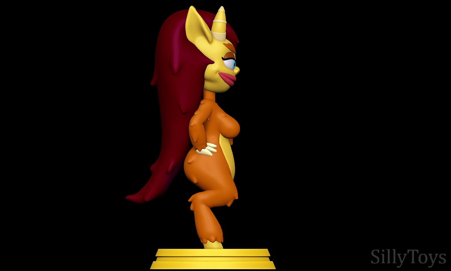 Connie the Hormone Monstress - Big Mouth Modelo de Impressão 3D in Monstros  e Criaturas 3DExport