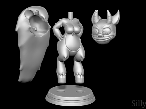 Connie the Hormone Monstress - Big Mouth 3D Print Model
