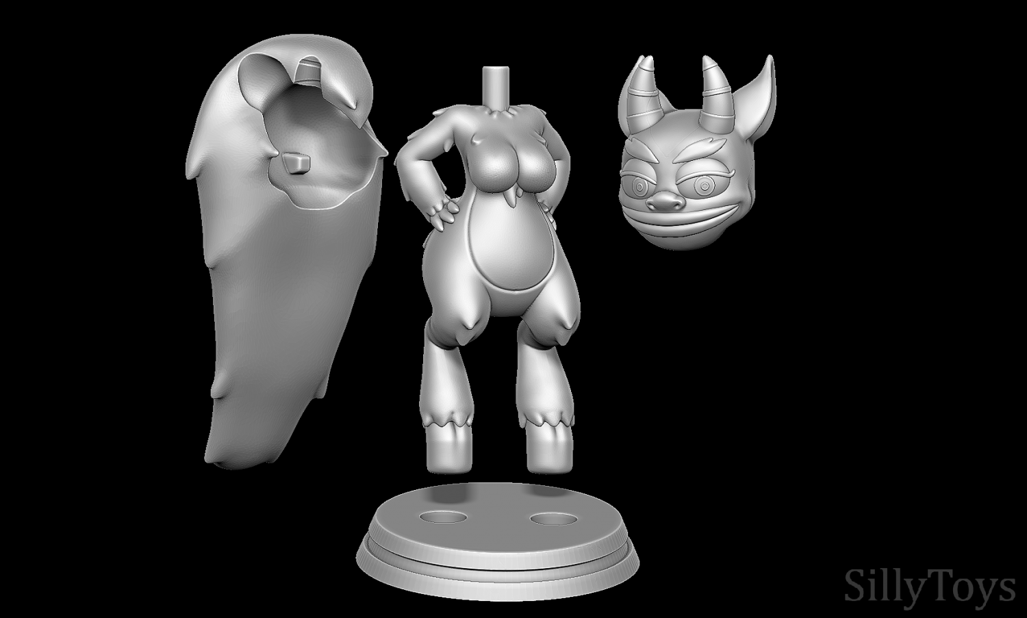 Connie the Hormone Monstress - Big Mouth Modelo de Impressão 3D in Monstros  e Criaturas 3DExport