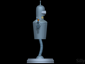 Bender Bending Rodriguez - Futurama 3D 打印模型