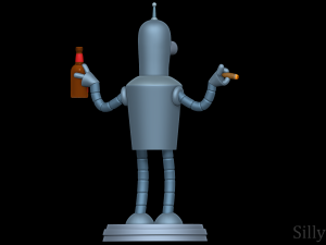 Bender Bending Rodriguez - Futurama 3D 打印模型