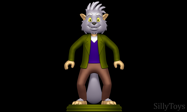 Wolf - Monster Mash Modello di stampa 3D .c4d .max .obj .3ds .fbx .stl .blend 