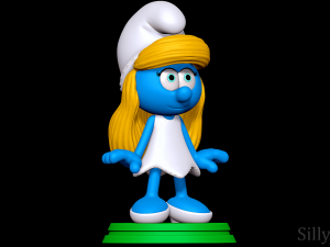 Smurfette - Smurfs Model Cetak 3D