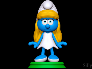 Smurfette - Smurfs 3D Baskı Modeli