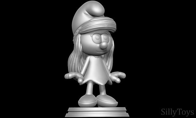 Smurfette 3d clearance