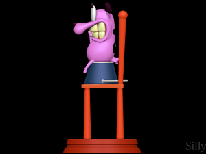 Courage the Cowardly Dog 3D-printmodel