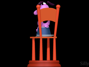 Courage the Cowardly Dog 3D-printmodel