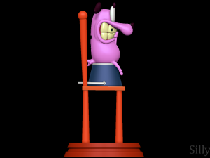 Courage the Cowardly Dog 3D-printmodel