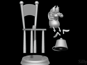 Courage the Cowardly Dog 3D-printmodel