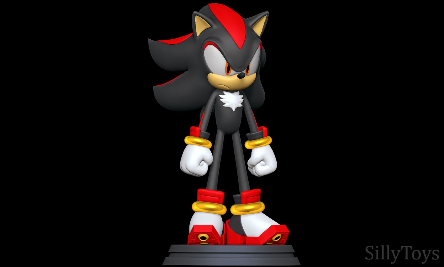 Download Shadow The Hedgehog Close Up PNG Image with No Background 
