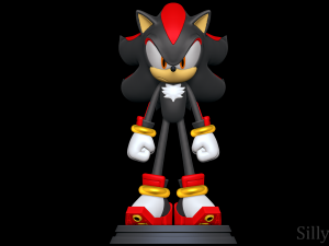 Shadow the Hedgehog Model Cetak 3D