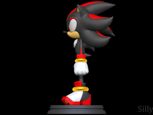 Shadow the Hedgehog Model Cetak 3D