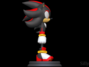 Shadow the Hedgehog Model Cetak 3D
